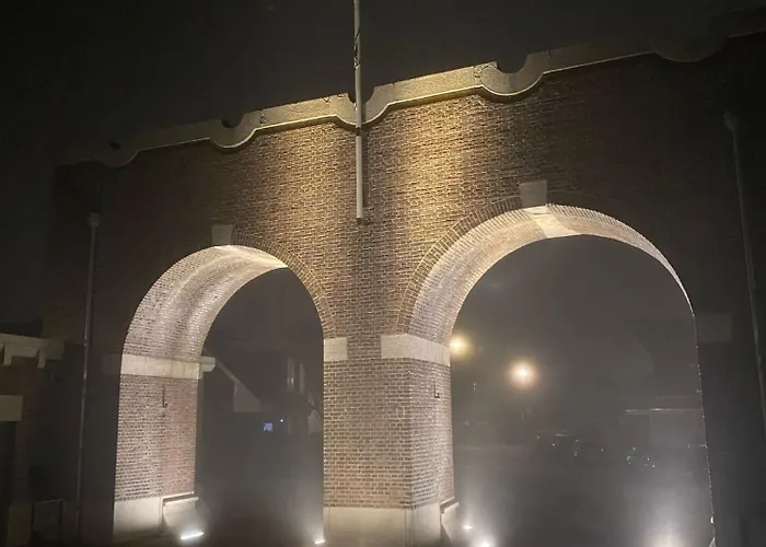 公寓 Poortgebouw 2a, Huisduinen, 500m Het 赫伊斯代嫩